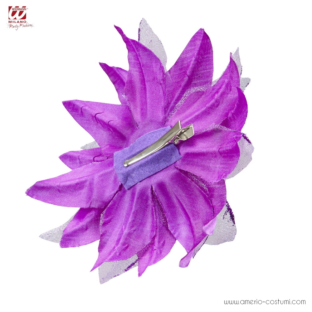 Clip per capelli serie Fiore Viola