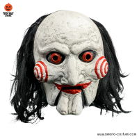 Masque Billy Puppet de Saw avec Bouche Mobile