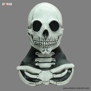 Long Neck Skull White Mask