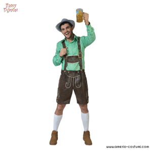 Pantaloni Lederhosen Tirolo Corti