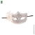 Maschera damascata argento con fiore