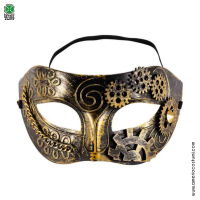 Maschera Steampunk Oro