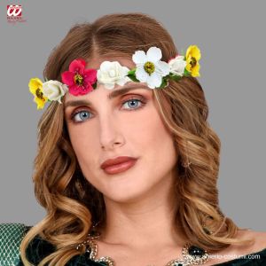 Floral Headband with Bow Model A