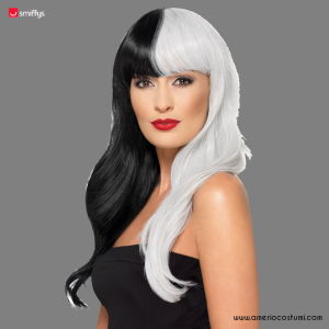 Black White Wig