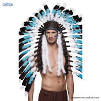 Indianer Schneewolf Kopfschmuck