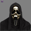 Maschera Ghost Face Gold Chrome