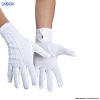 Guantes con botón XL blancos