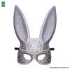 Maschera Coniglio Argento