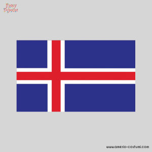 Bandera Islandia 90x150