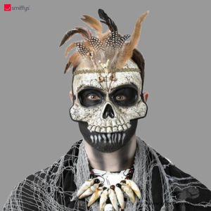 Maschera Voodoo Priest Skull
