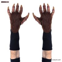 Braune Monsterhandschuhe