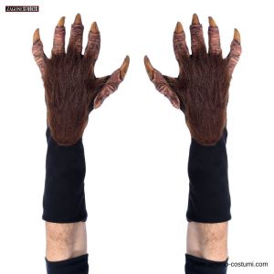 Braune Monsterhandschuhe