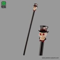 Detachable Cane with Skull Knob 88 cm