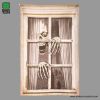 Horror Skeleton Window Curtain