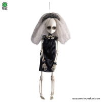 Esqueleto Muñeca Horror Colgante 40 cm