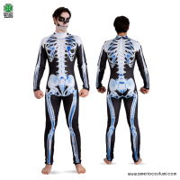 Blue Skeleton Suit