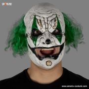 Open Ears Clown Green Maske