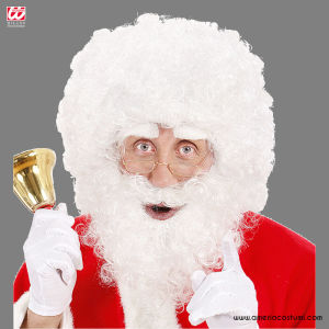 Santa Claus Wig and Beard Set with Eyebrows