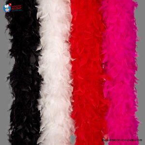 Boa en plumes fuchsia 150g