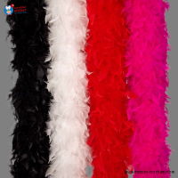 Boa de plumas 150 g Rojo