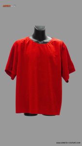 Short Roman Tunic Red