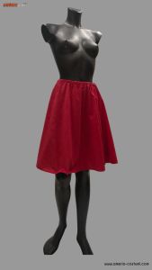 Red Midi Skirt