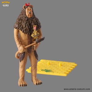 TWO Cowardly Lion Toyllectible Bendyfigs